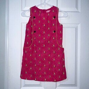 Lilly Pulitzer Girl's Owl Print Sleeveless Dress Size 7